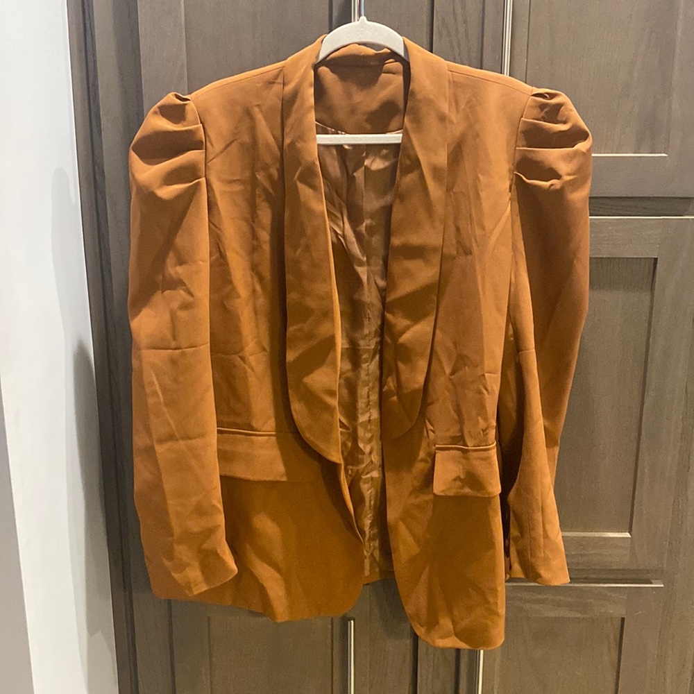 NWOT! Burnt orange blazer